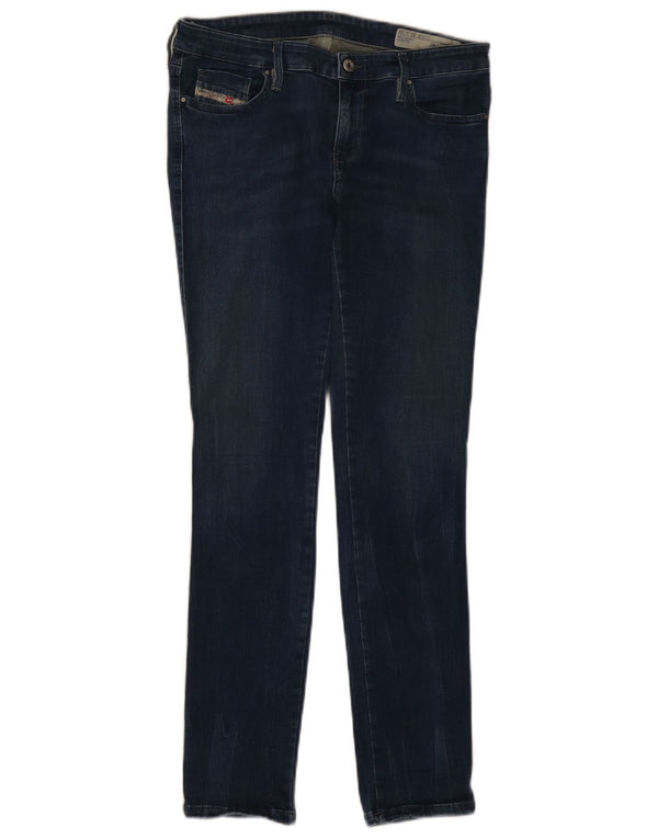 Jeans skinny da donna Diesel Skinzee a vita bassa W32 L30 Blu navy