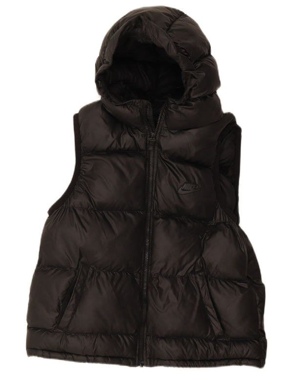 Gilet imbottito con cappuccio Nike Therma-Fit da bambino 13-14 anni XL poliestere nero