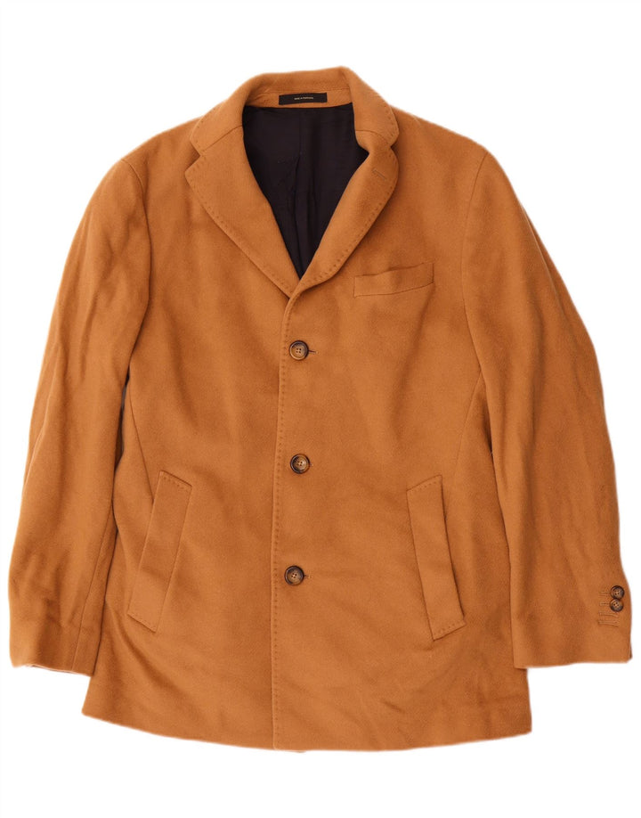 Soprabito da uomo a 3 bottoni Massimo Dutti EU 48 Lana beige medio