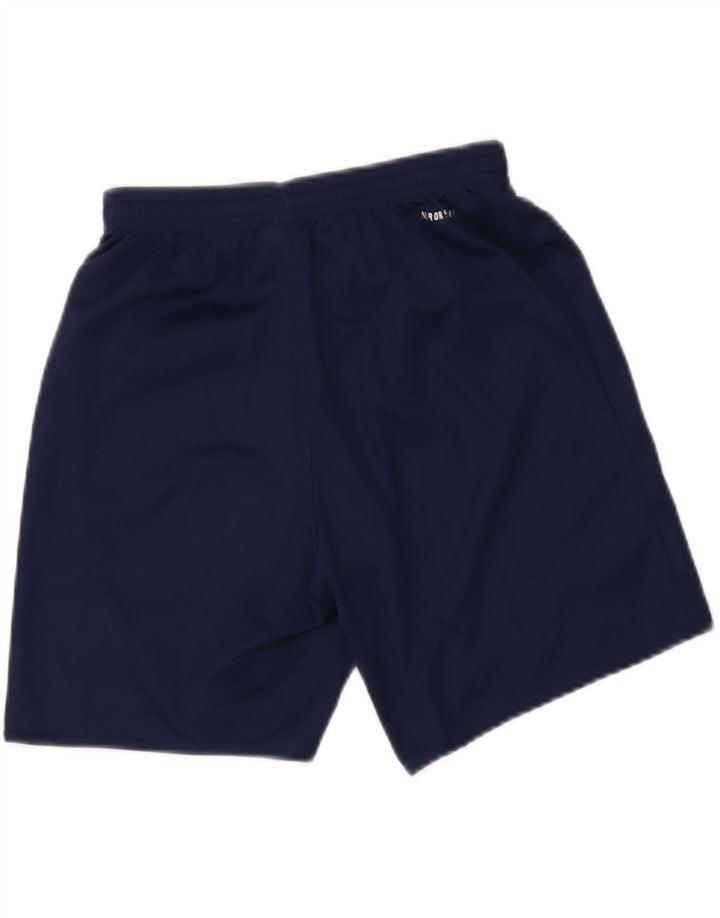 Pantaloncini sportivi Adidas da ragazzo 13-14 anni in poliestere blu navy