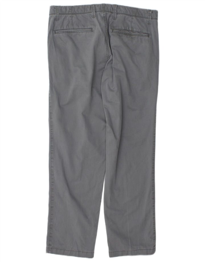 Pantaloni chino dritti da uomo Gap W34 L30 in cotone grigio