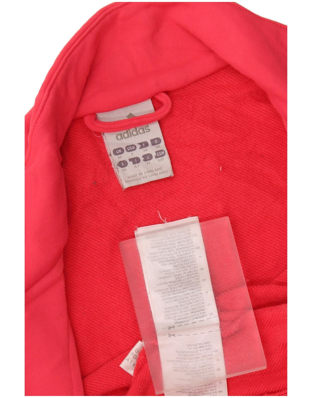 Giacca da tuta da donna ADIDAS UK 10 piccola rosa poliestere