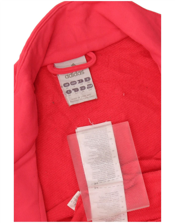 Giacca da tuta da donna ADIDAS UK 10 piccola rosa poliestere