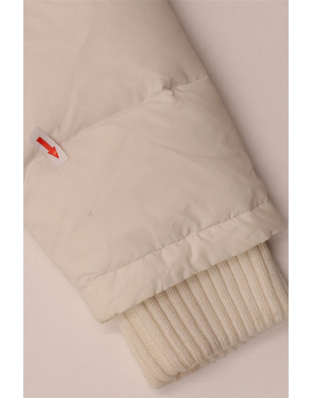 Giacca imbottita con cappuccio da donna Phard UK 14 nylon bianco medio