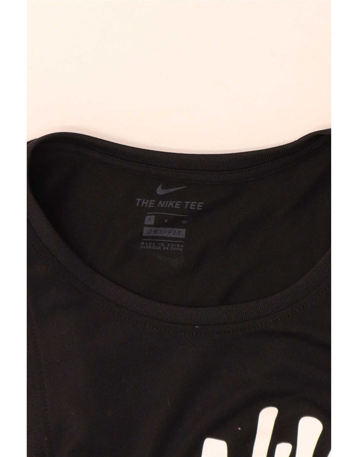 Canotta grafica Nike da donna UK 10 piccola nera