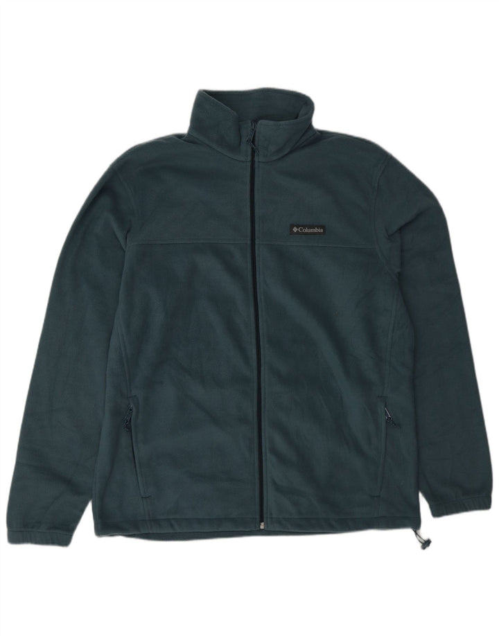Giacca in pile da uomo Columbia UK 40 Large Verde Poliestere
