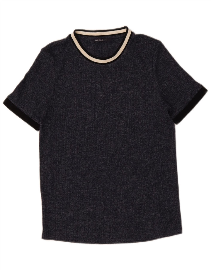 Maglietta da donna Marks & Spencer Top UK 14 Medium Navy Blue Flecked