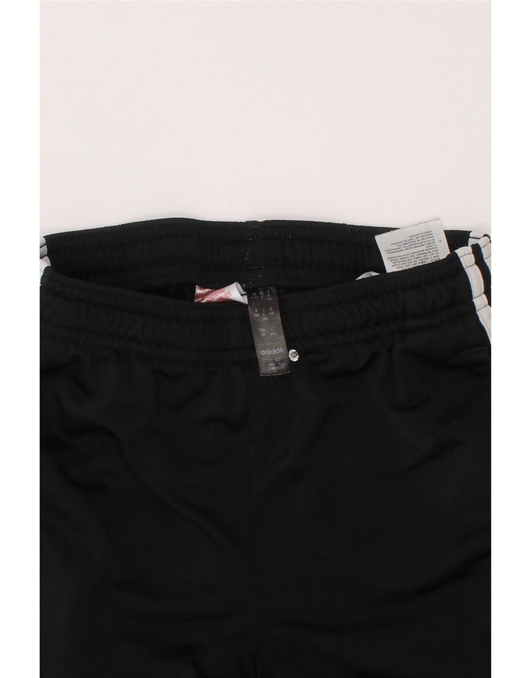 Pantaloni della tuta Adidas Aeroready da ragazzo 9-10 anni in poliestere nero
