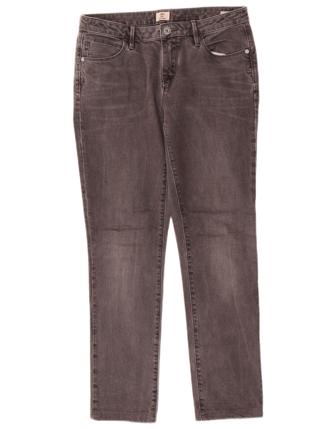 Jeans slim da donna Timberland W27 L27 cotone grigio