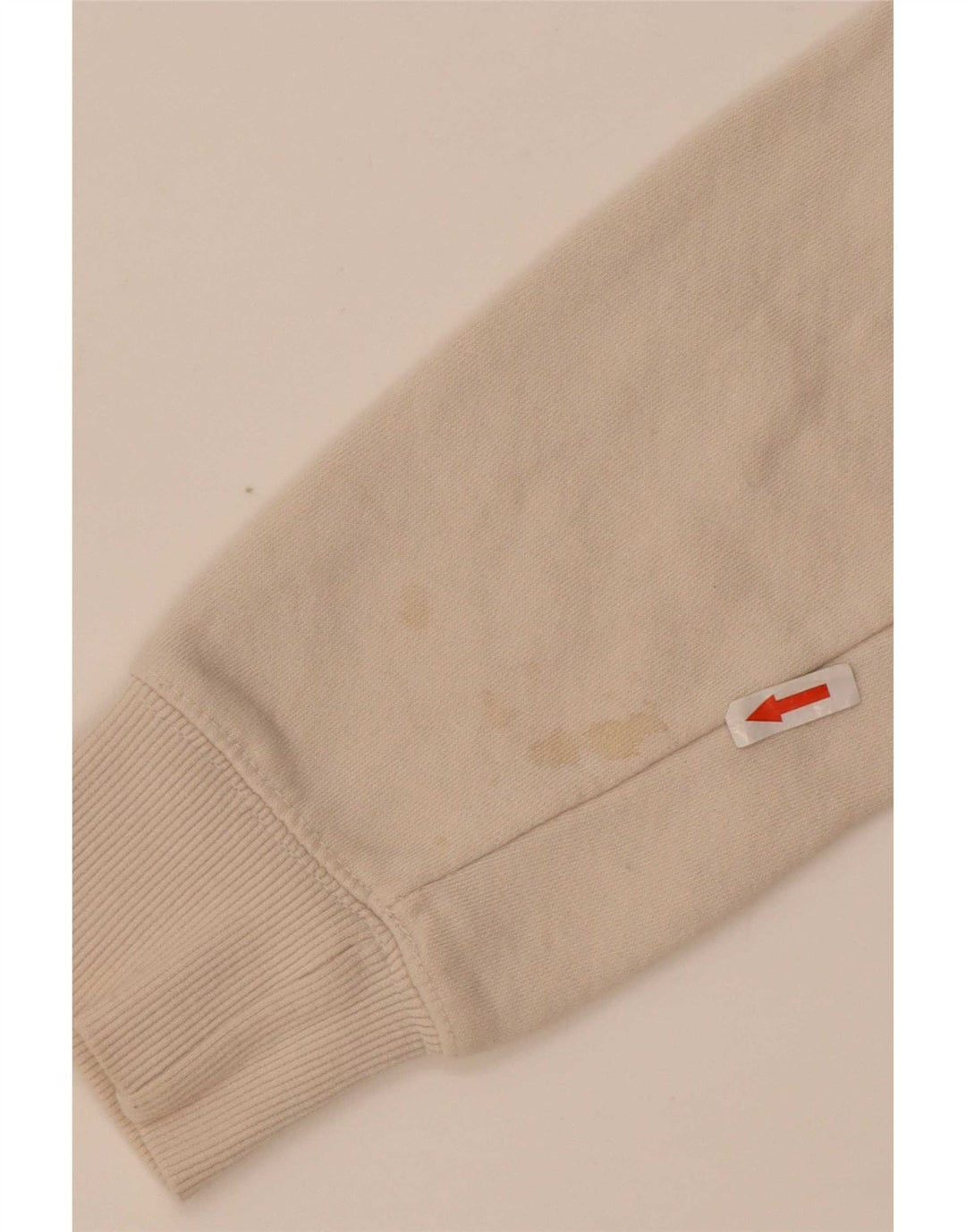 Felpa oversize da donna Zara UK 10 piccola in cotone beige