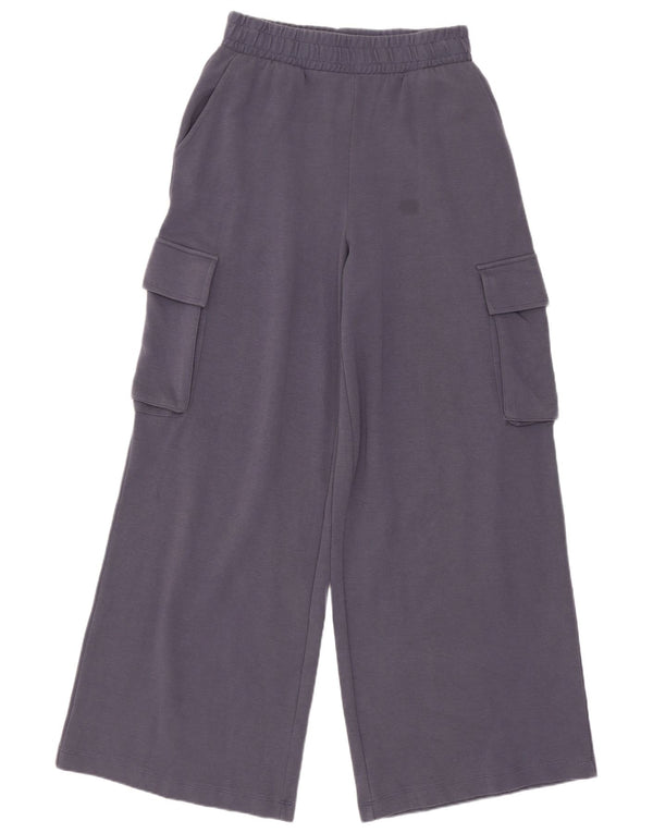 Pantaloni da tuta cargo Zara da donna UK 8 piccoli in cotone grigio