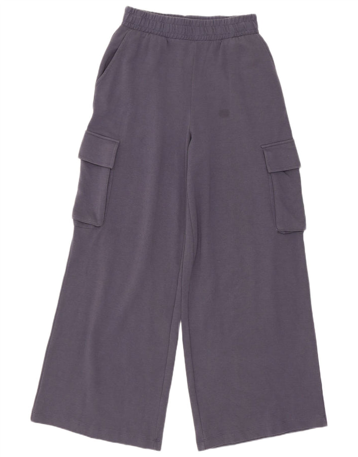 Pantaloni da tuta cargo Zara da donna UK 8 piccoli in cotone grigio