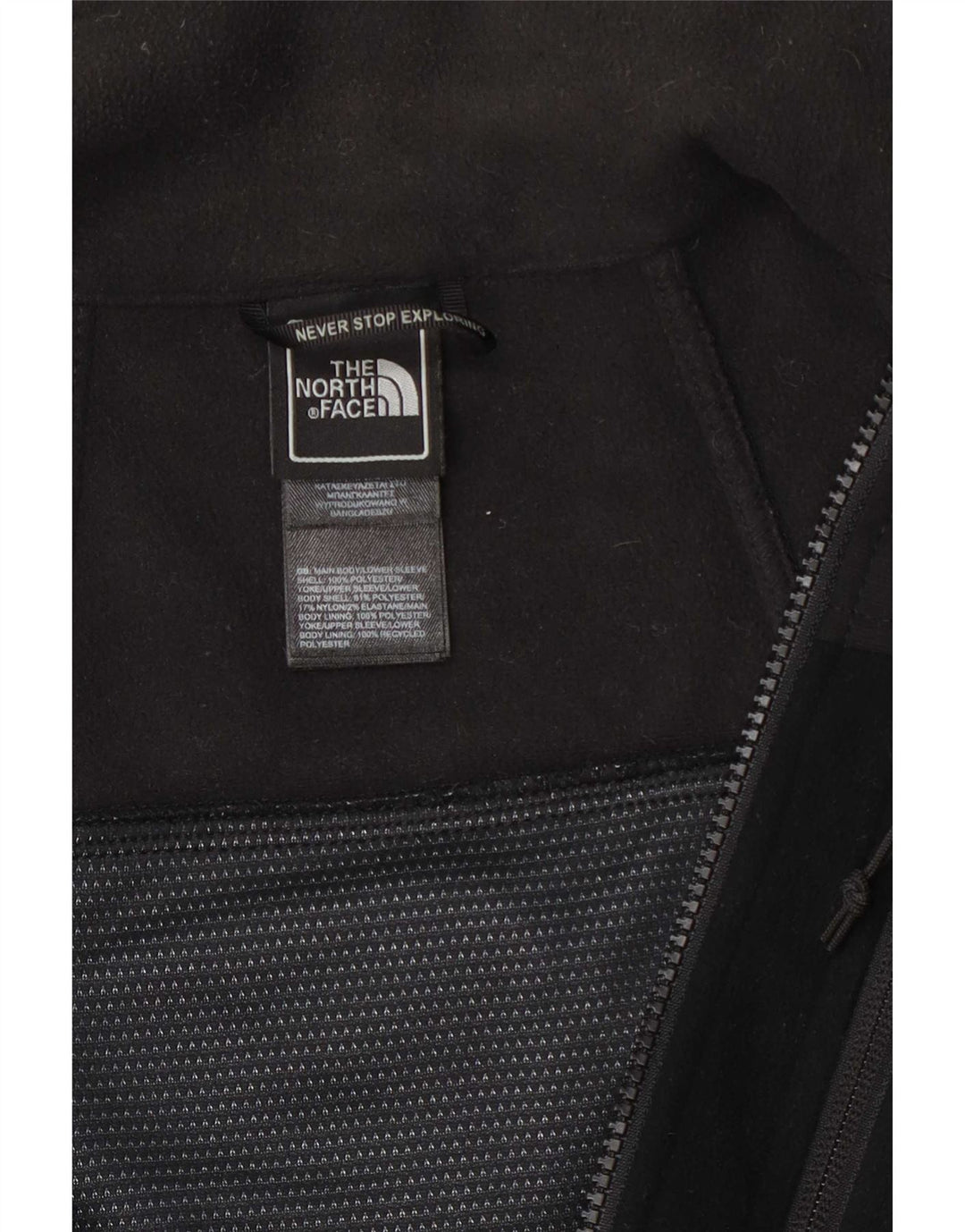 Giacca antipioggia da uomo The North Face UK 40 Large Nero Poliestere a blocchi di colore