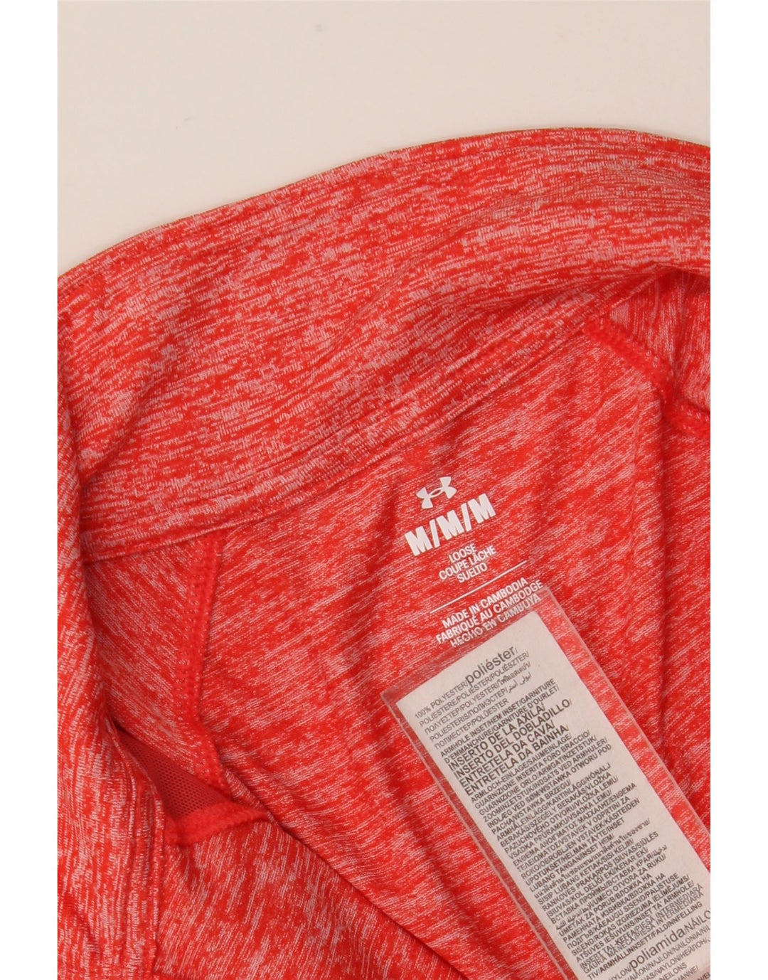 Maglietta pullover da donna Under Armour UK 12 Medium Red Flecked