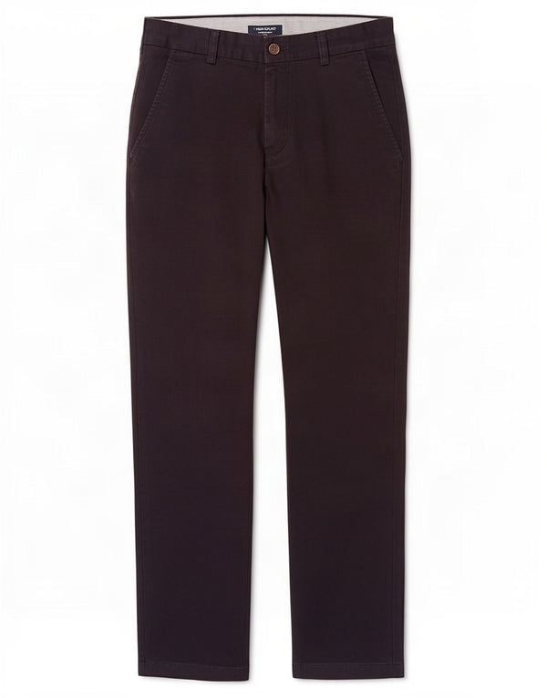 Pantaloni chino dritti da uomo Tommy Hilfiger W30 L32 cotone blu navy