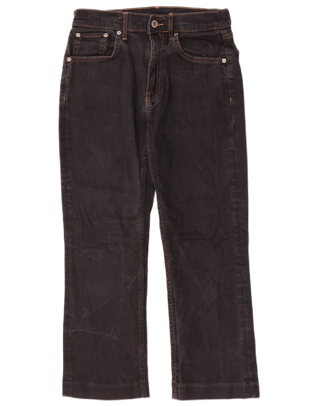 Jeans corti da donna Zara EU 38 piccoli W28 L25 neri