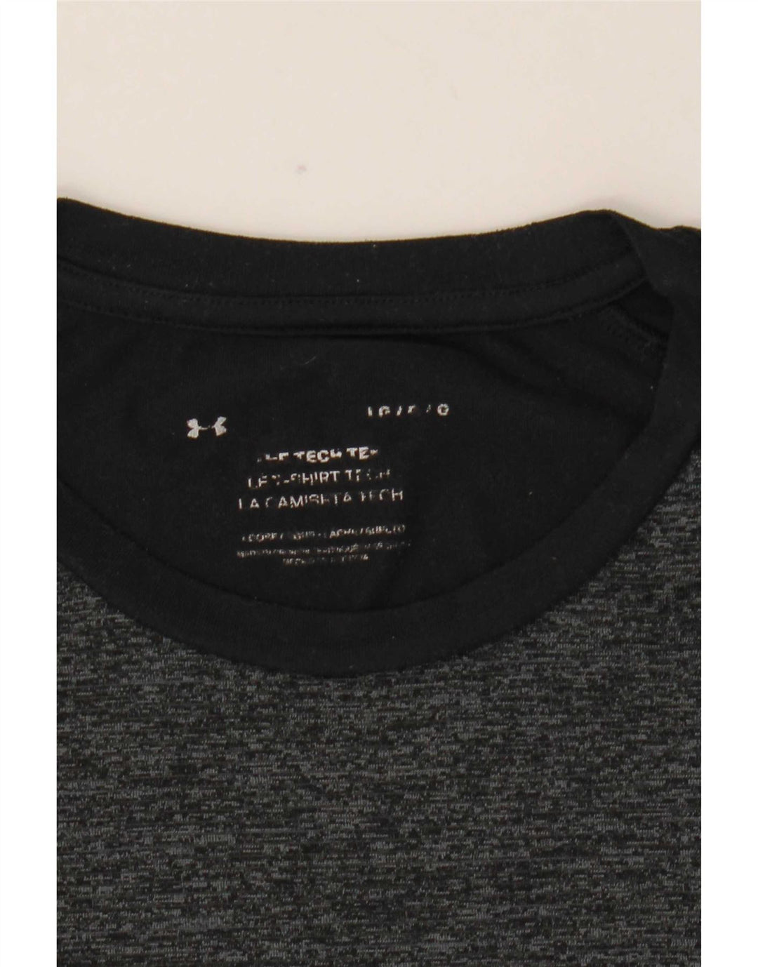 Maglietta da uomo Under Armour Top Large nera screziata