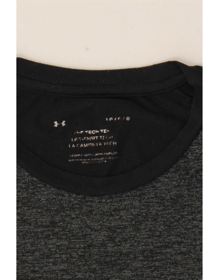 Maglietta da uomo Under Armour Top Large nera screziata