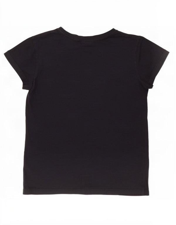 Lotto Womens T-Shirt Top UK 10 Small Navy Blue