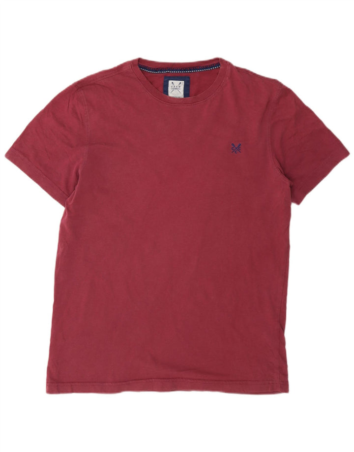 Crew Clothing T-shirt da uomo Top in cotone marrone medio