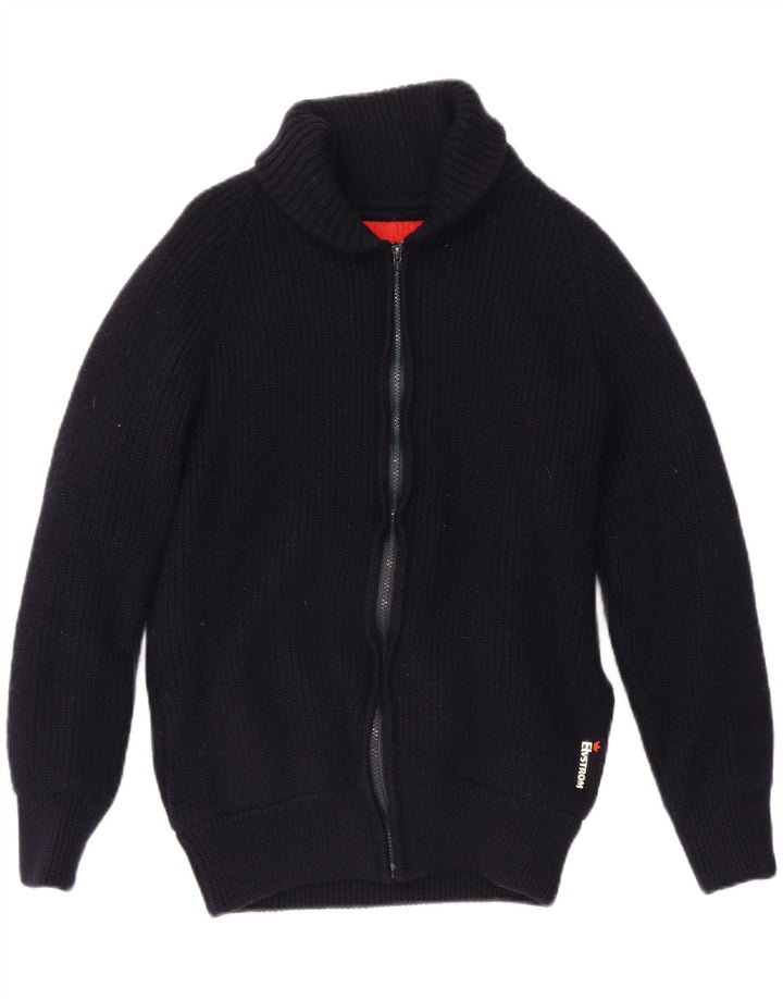 ELVSTROM Mens Cardigan Sweater Small Navy Blue Wool Vintage Elvstrom and Second-Hand Elvstrom from Messina Hembry 