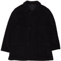 Soprabito vintage da uomo UK 42 XL blu navy in cashmere