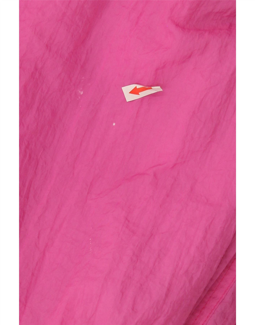 Giacca imbottita oversize con cappuccio da donna vintage UK 24 4XL rosa poliammide