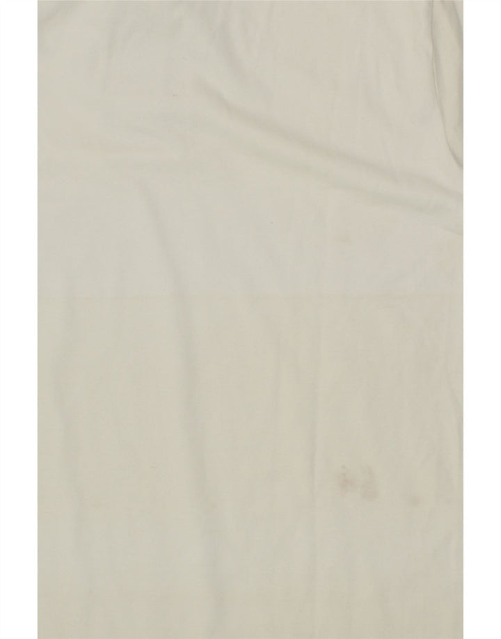 KAPPA Mens Polo Shirt XL White Cotton Vintage Kappa and Second-Hand Kappa from Messina Hembry 
