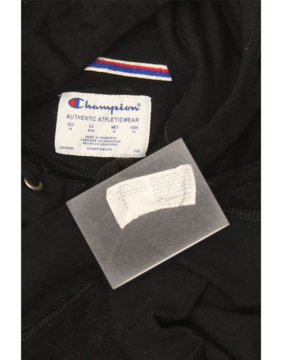 Felpa con cappuccio grafica da donna Champion UK 14 poliestere nero medio