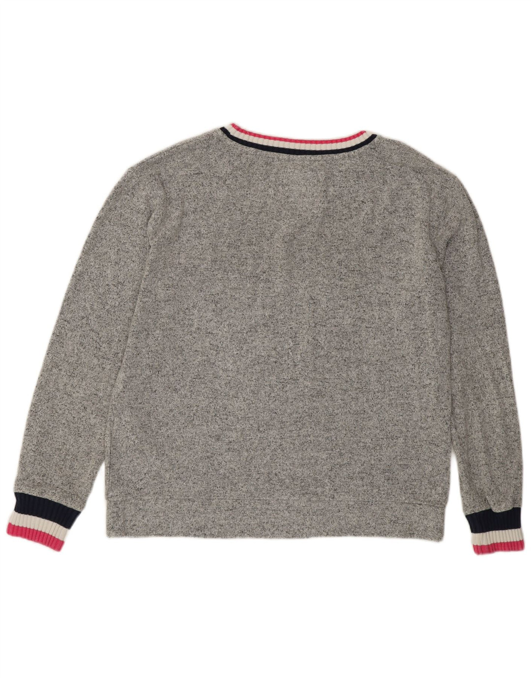 Felpa con grafica da donna SUPERDRY UK 12 Viscosa grigio medio