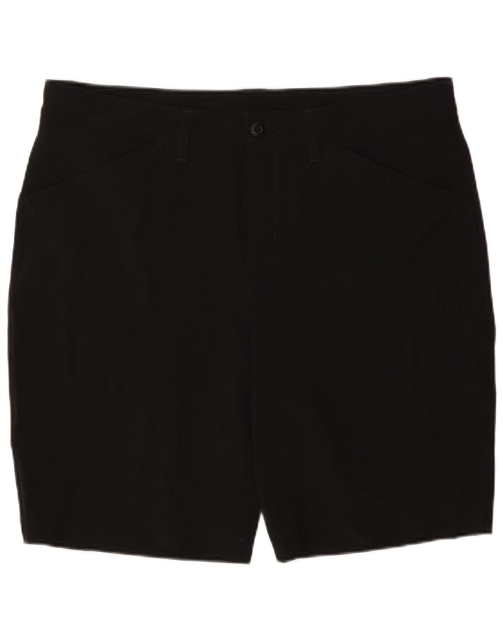 Pantaloncini casual da donna Eddie Bauer US 14 XL W34 poliestere nero