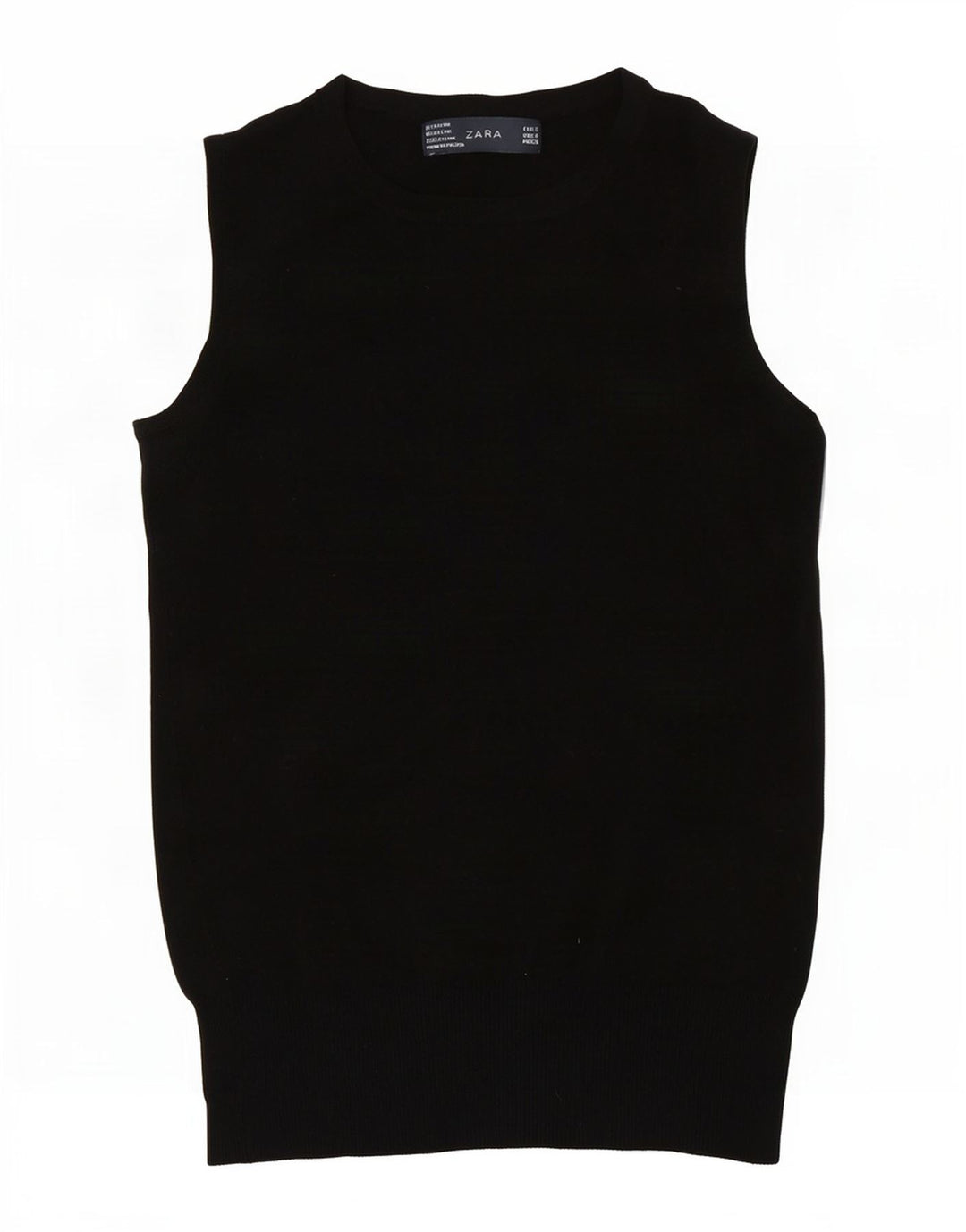 Canotta canotta da donna Zara UK 8 piccola in rayon nero