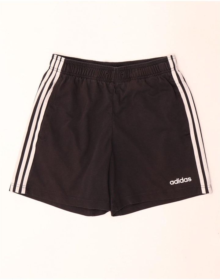 Pantaloncini sportivi Adidas da uomo medio cotone nero