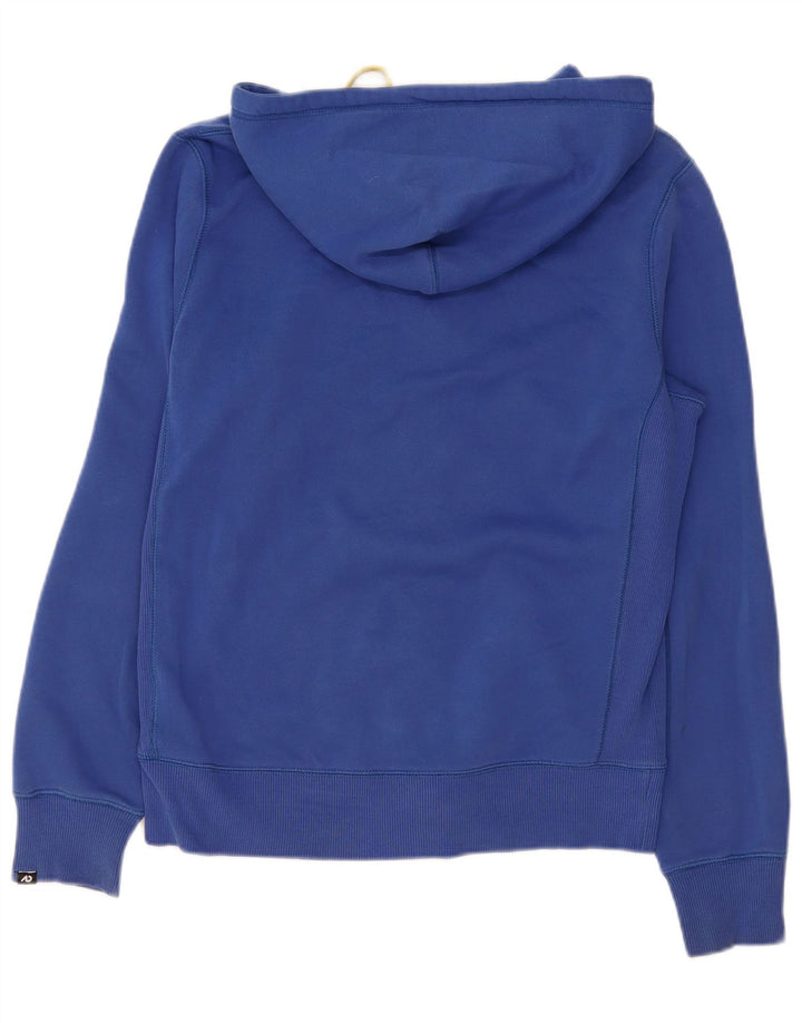 Felpa con cappuccio e zip Nike da uomo, grande, in cotone blu
