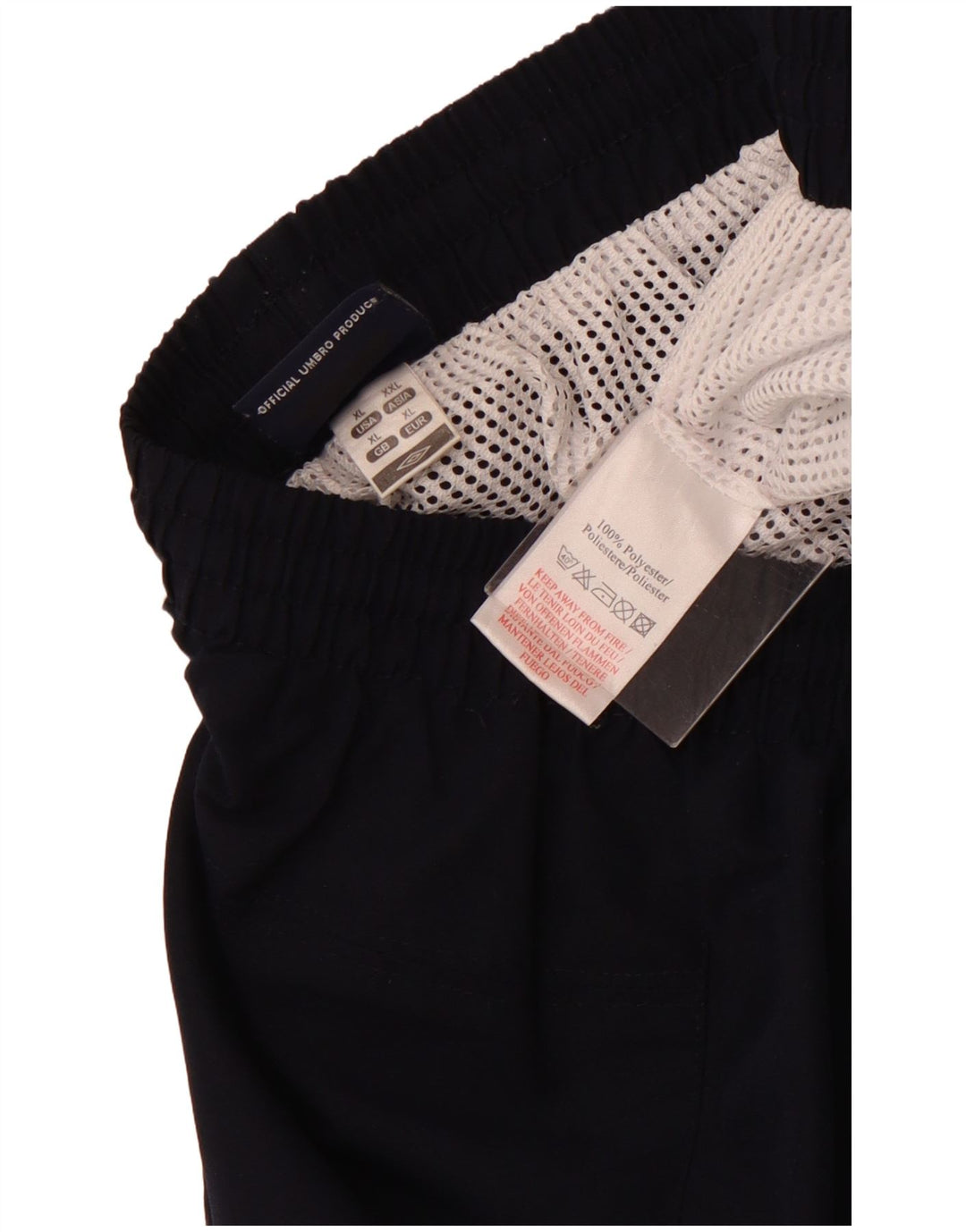 Pantaloncini sportivi grafici da uomo UMBRO XL poliestere blu navy