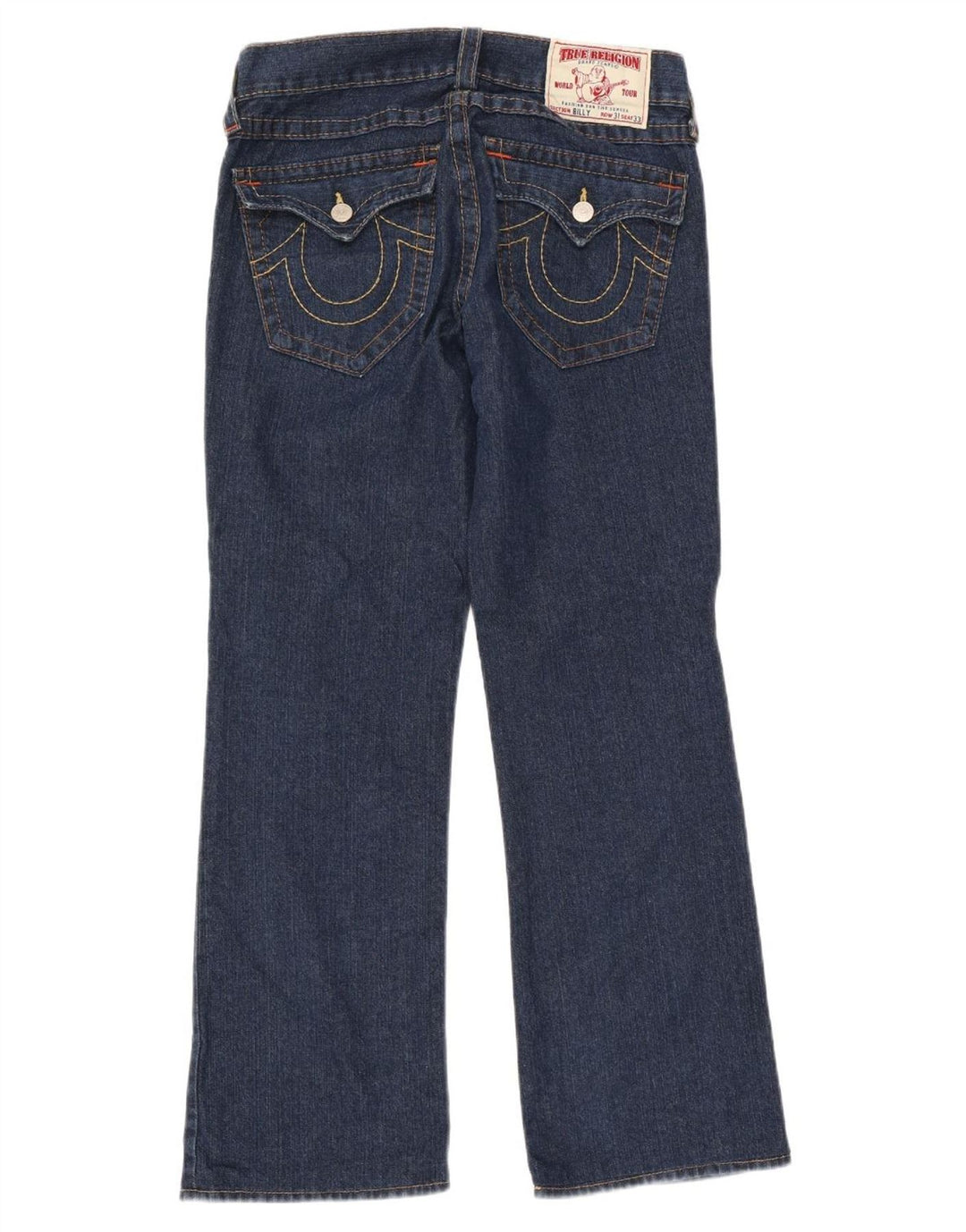 Jeans bootcut da donna True Religion W31 L32 cotone blu