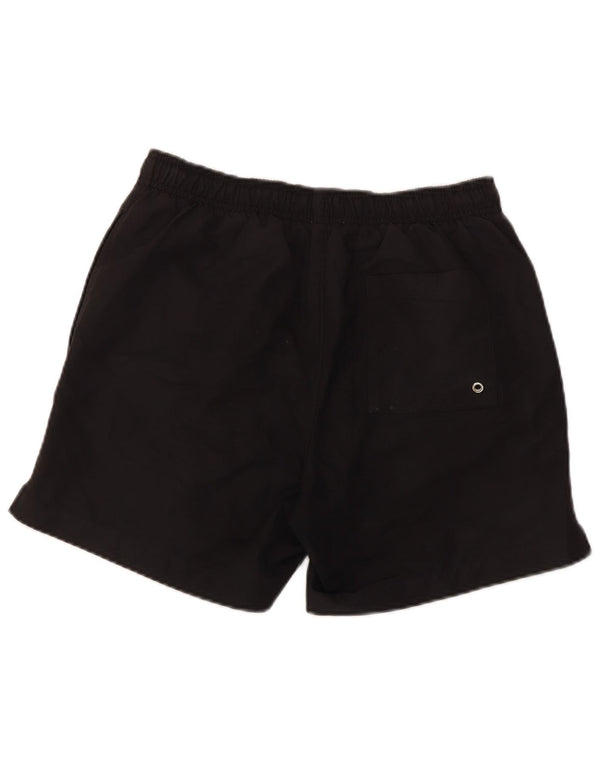 Pantaloncini da bagno grafici da uomo Calvin Klein piccoli neri