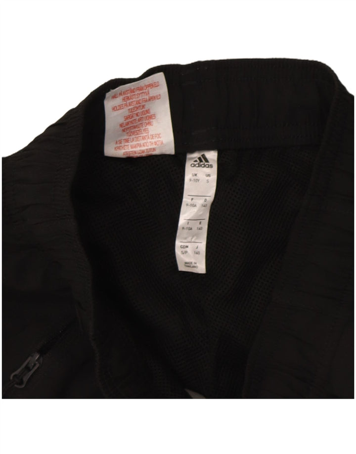 Pantaloncini sportivi Adidas Bermuda da ragazzo 9-10 anni in poliestere nero