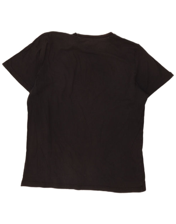 T-shirt grafica da uomo Adidas grande nera