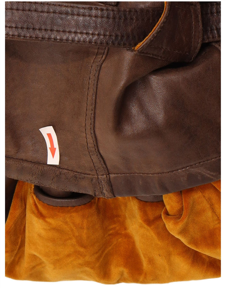 Giacca in pelle militare da donna Jean Gabriel IT 48 XL Marrone