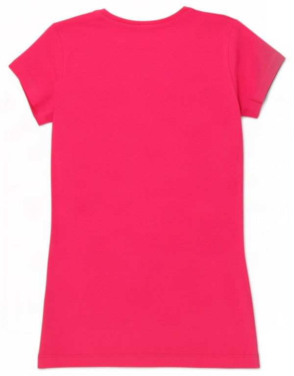 Abito t-shirt con grafica da donna Calvin Klein Jeans UK 10 piccolo rosa