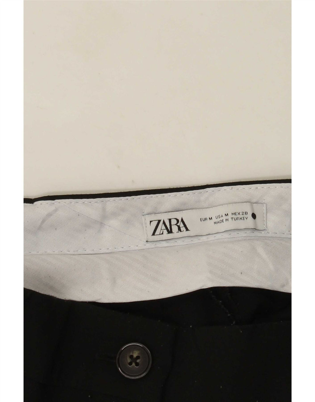 Pantaloncini chino con pegging da donna Zara medi W28 neri