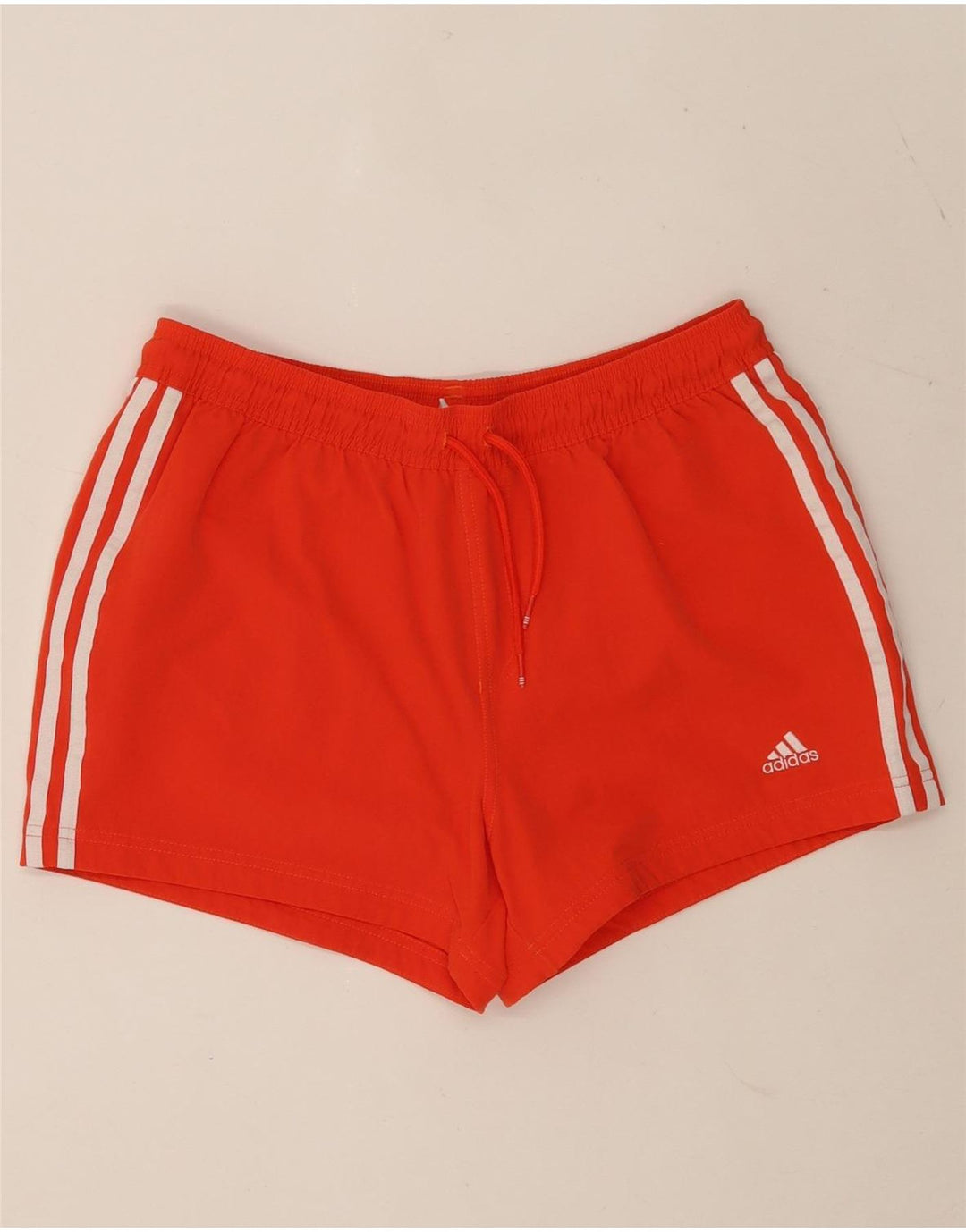 Pantaloncini sportivi Adidas da donna UK 12 nylon arancione medio