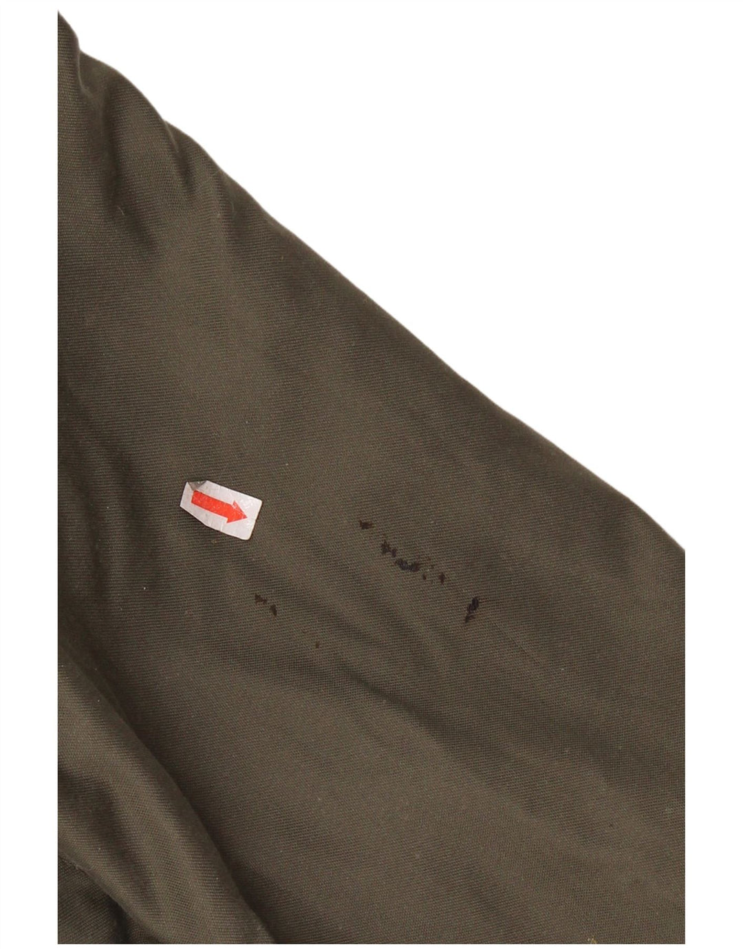 Giacca parka militare con cappuccio vintage da uomo UK 38 medio cachi