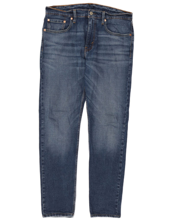Jeans Levi's Uomo 512 Slim Fit affusolati W32 L32 Cotone Blu