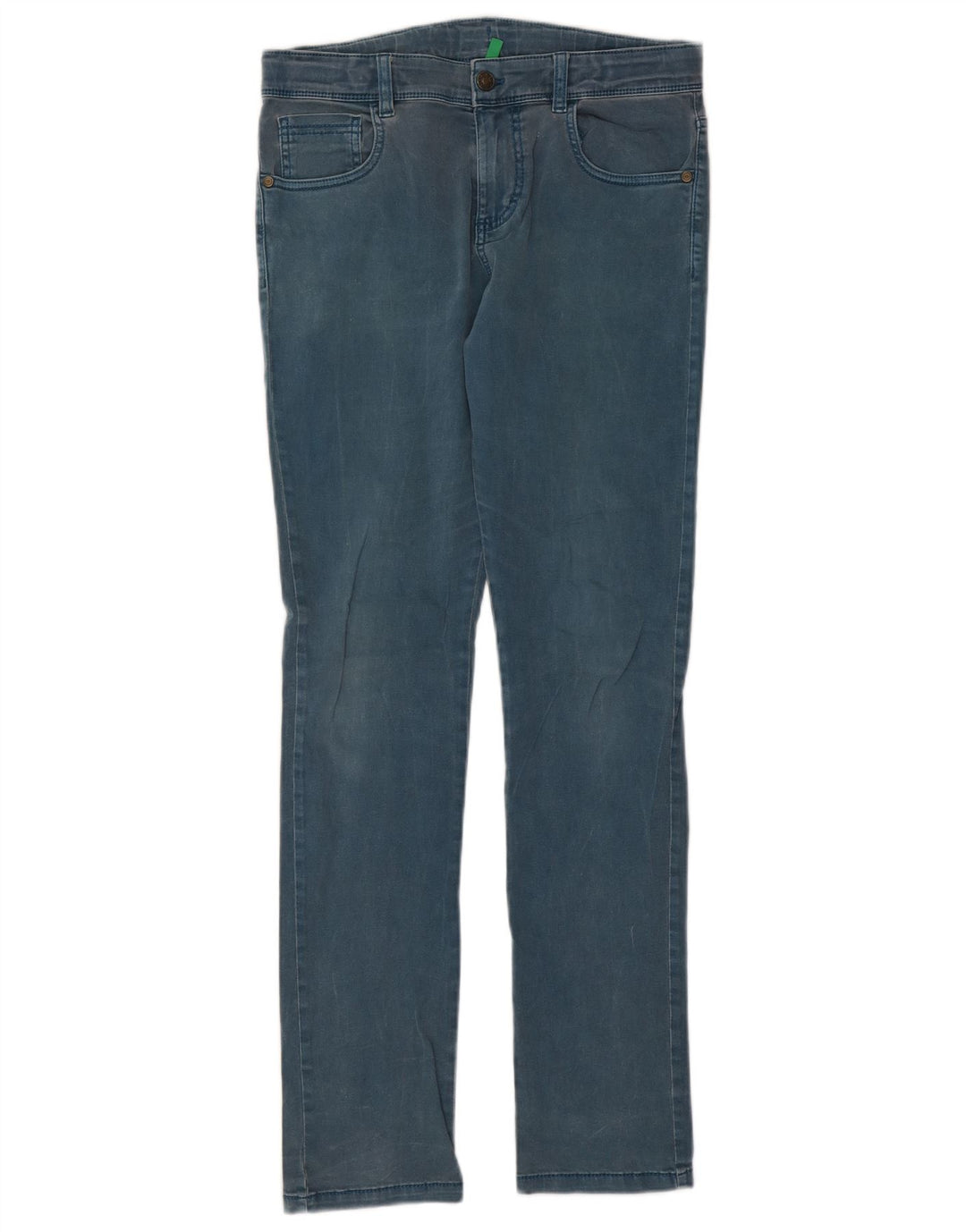 Jeans slim da bambino Benetton 15-16 anni W30 L31 Blu