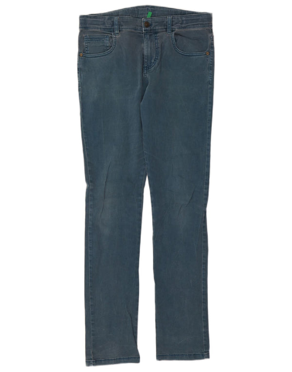 Jeans slim da bambino Benetton 15-16 anni W30 L31 Blu