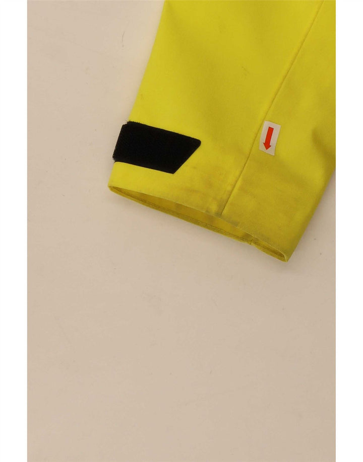 Giacca antipioggia da donna con cappuccio Superdry UK 12 poliestere giallo medio