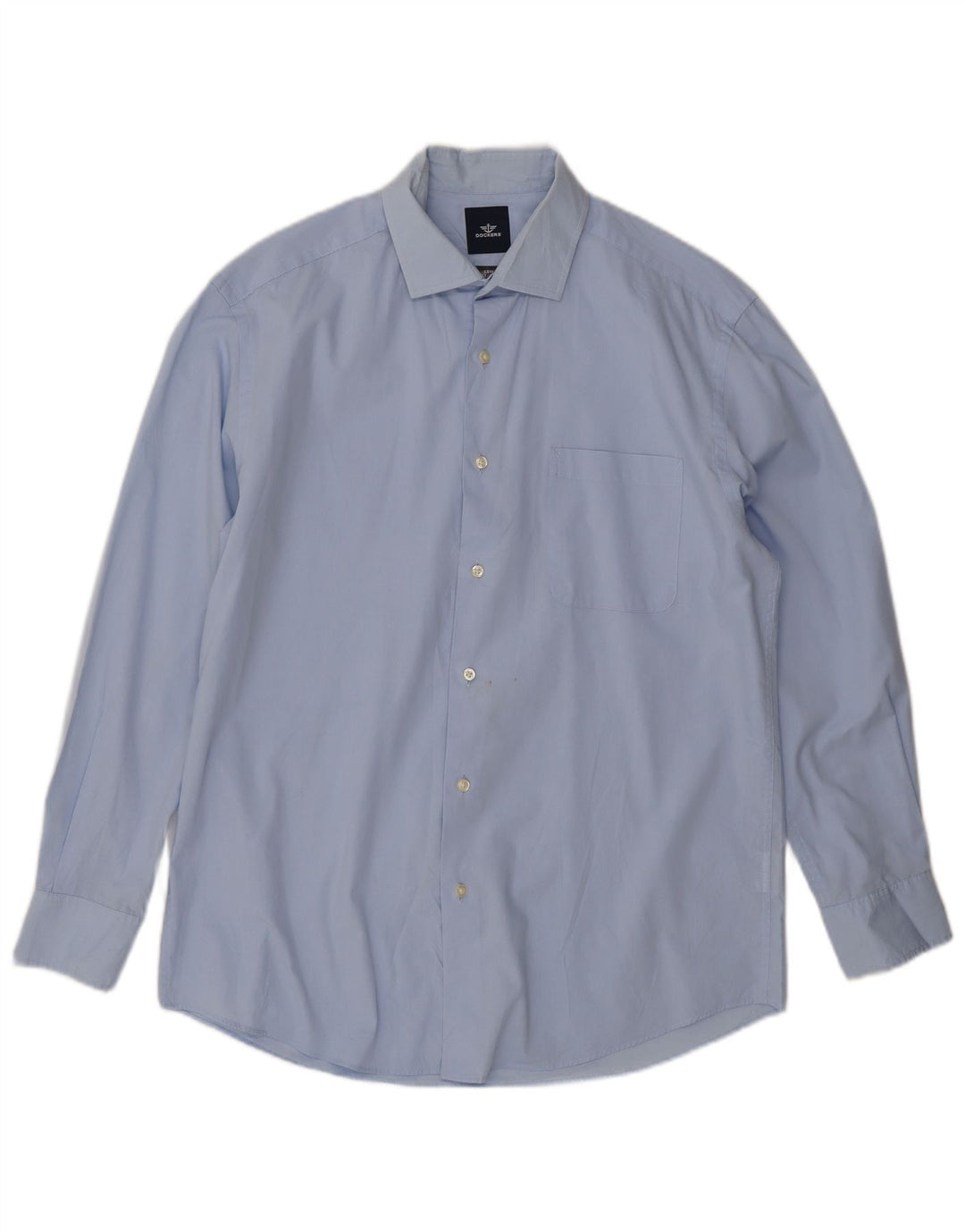 Camicia da uomo Dockers taglia 15 1/2 cotone blu medio