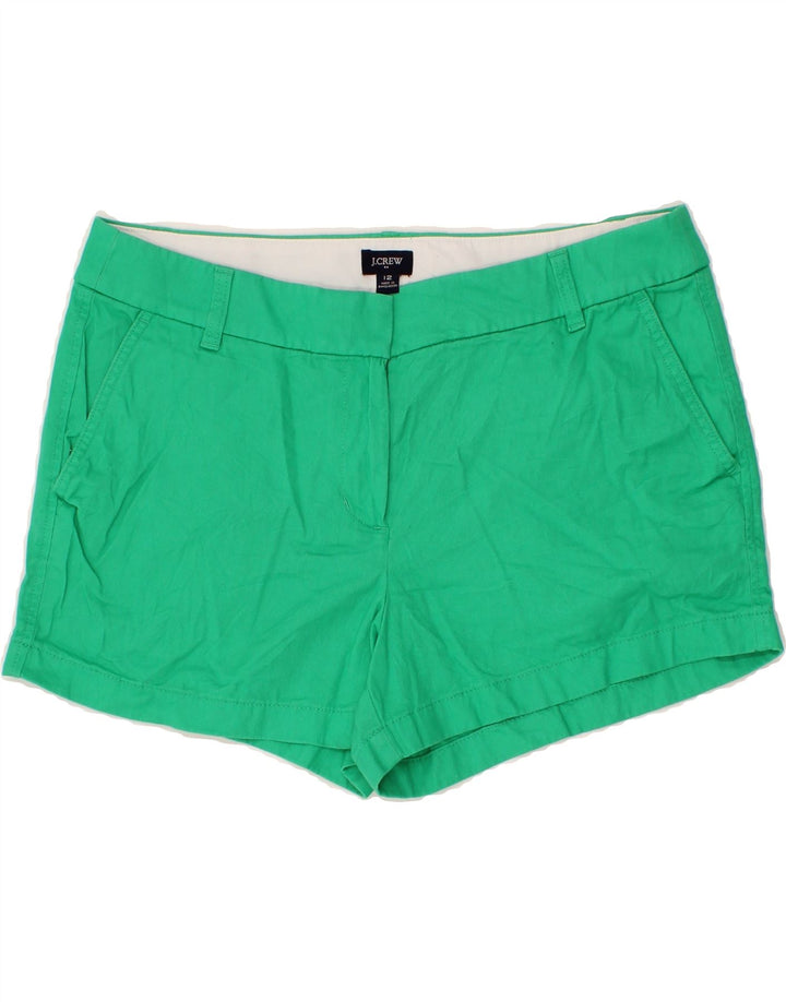J. CREW Womens Chino Shorts US 12 Large W36 Green Cotton Vintage J. Crew and Second-Hand J. Crew from Messina Hembry 